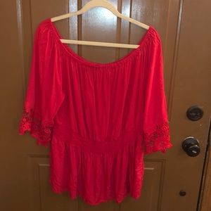 Lane Bryant off shoulder, size 16 top